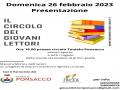 IL CIRCOLO DEI GIOVANI LETTORI - 26/02/2023 H 18:00