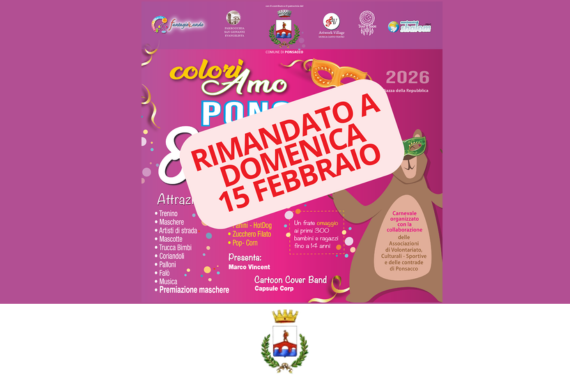 CARNEVALE 2026 rinvio