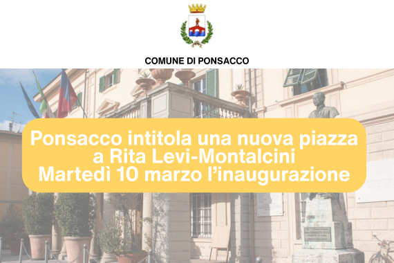 INAUGURAZIONE PIAZZA levi-montalcini