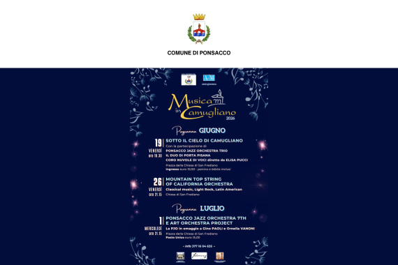 musica camugliano 2026