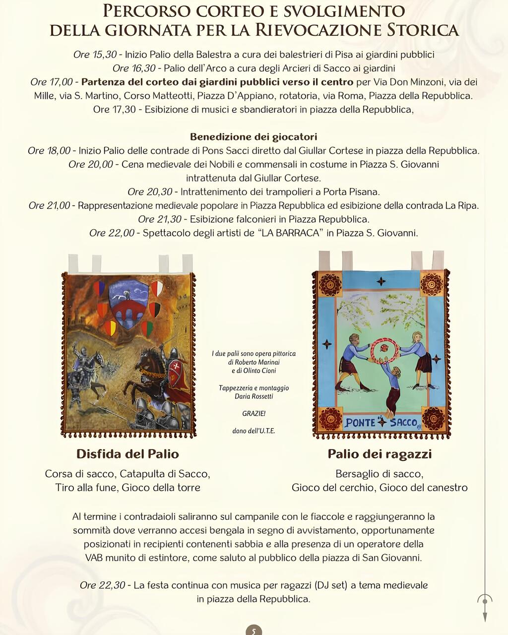 Programma evento