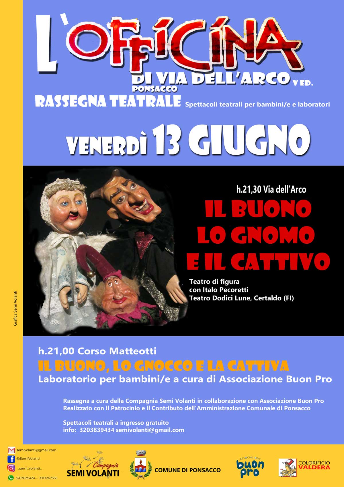 Evento 13 Giugno - Rassegna Teatrale