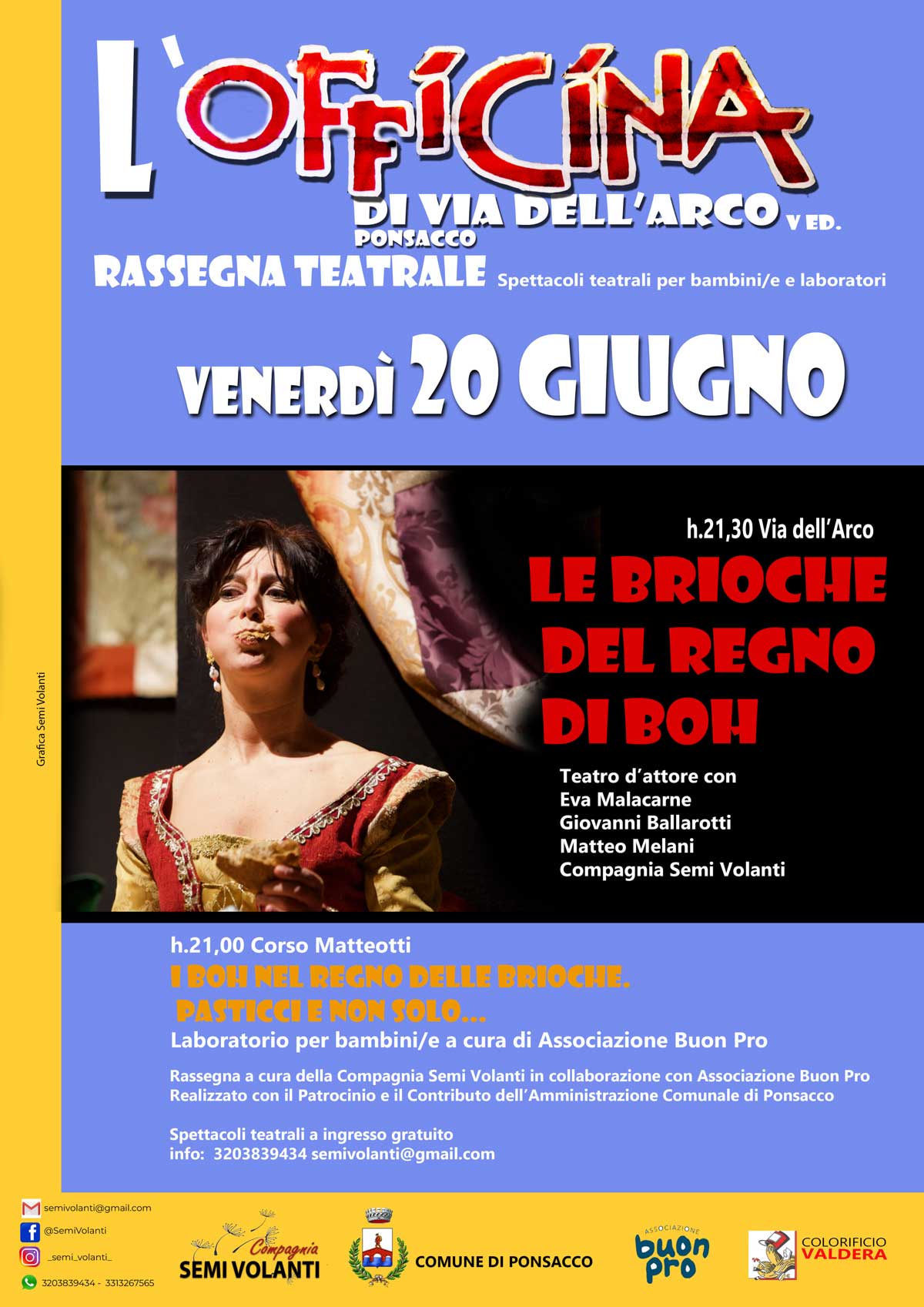 Evento 20 Giugno - Rassegna Teatrale