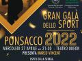 GRAN GALA' DELLO SPORT 2022- MERCOLEDI' 27 APRILE H 21:30- TEATRO ODEON